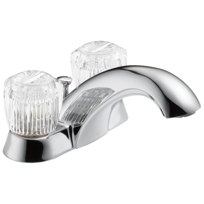 Delta Classic 2522LF Two Handle Centerset Bathroom Faucet - Chrome