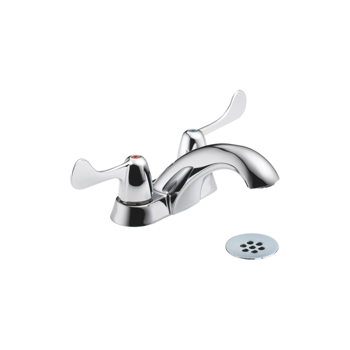 Delta Commercial Hdf Two Handle Centerset Lavatory Faucet With Grid St