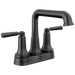 Delta Saylor 2536 Two Handle Tract-Pack Centerset Bathroom Faucet - Matte Black