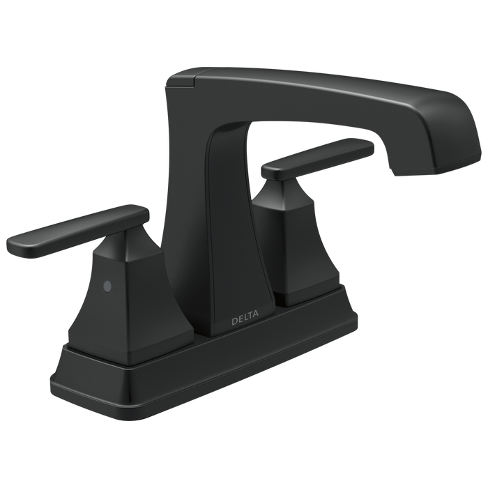 Two Handle Centerset Lavatory Faucet - Metal Pop-Up