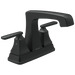Two Handle Centerset Lavatory Faucet - Metal Pop-Up
