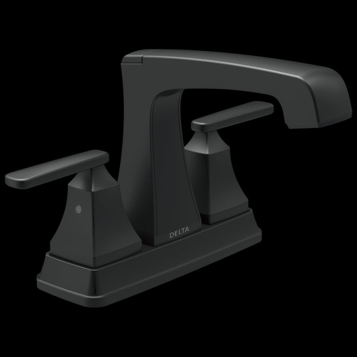 Delta Ashlyn: Two Handle Centerset Lavatory Faucet - Metal Pop-Up