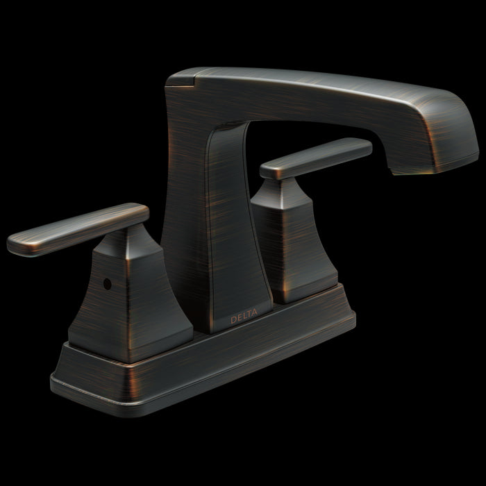 Delta Ashlyn: Two Handle Centerset Lavatory Faucet - Metal Pop-Up