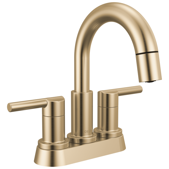 Delta Nicoli 25749LF Two Handle Centerset Pull-Down Bathroom Faucet