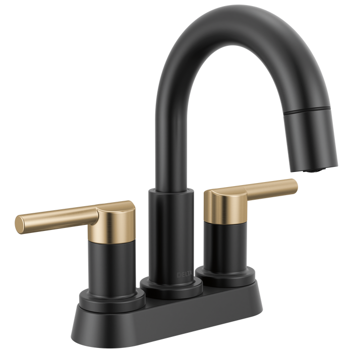 Delta Nicoli 25749LF Two Handle Centerset Pull-Down Bathroom Faucet