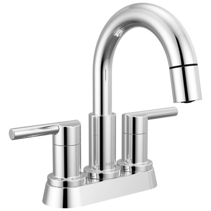 Delta Nicoli 25749LF Two Handle Centerset Pull-Down Bathroom Faucet