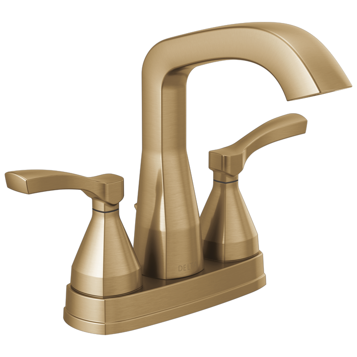 Delta Stryke 25776 Two Handle Centerset Bathroom Faucet - Lumicoat Champagne Bronze