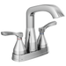 Delta 25776-MPU-DST Stryke 1.2 GPM Center Set Bathroom Faucet with Lever Handles and Pop-Up Drain Assembly