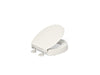 KOHLER Hyten Elevated Quiet-Close™ round-front toilet seat