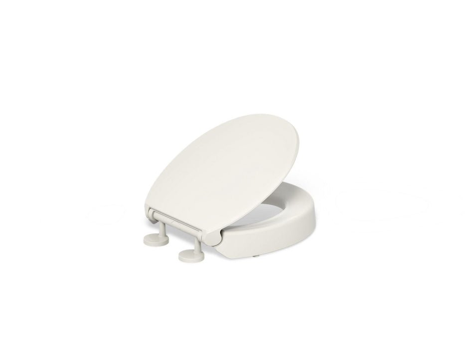 KOHLER Hyten Elevated Quiet-Close™ round-front toilet seat