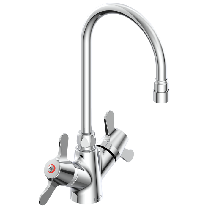 Delta Commercial 25C3: Two Handle Single Shank Mixing Faucet