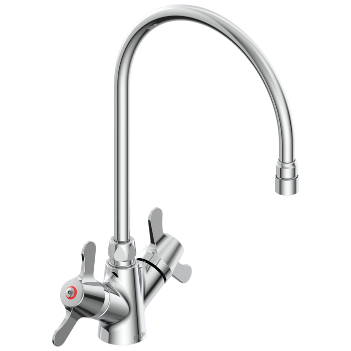 Delta Commercial 25C3: Two Handle Single Shank Mixing Faucet