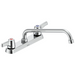 Commercial 26C3 26C3243 Two Handle 8 In Cast Deck-Mount Faucet - Chrome