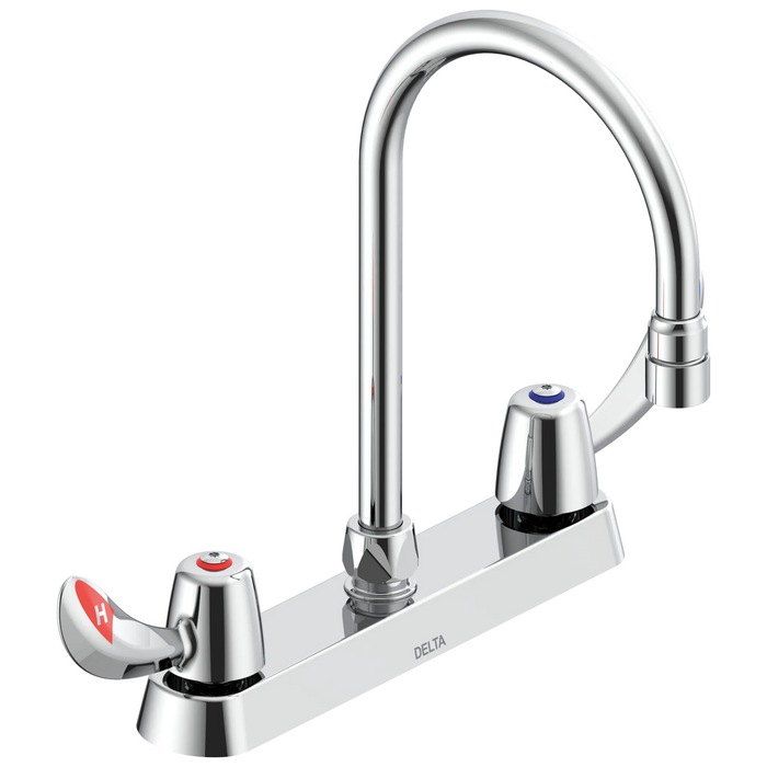 Commercial 26C3 26C3252 8 In Cast Deck-Mount - Chrome