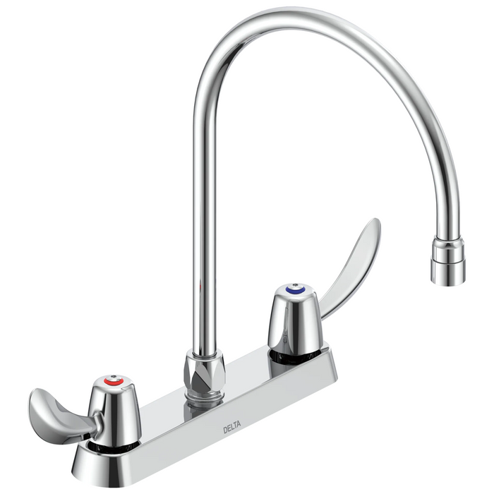 Commercial 26C3 26C3952 8 In Cast Deck-Mount - Chrome