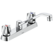 Two Handle 8 In Cast Deck-Mount Faucet