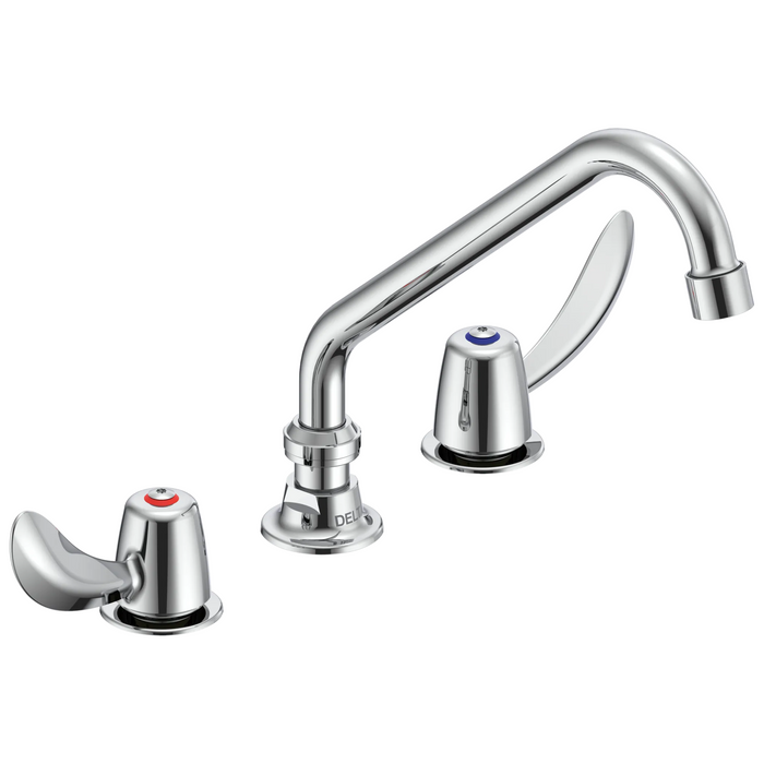 Commercial 27C1 / 27C2 27C2222 Two Handle 8 In Below Deck-Mount Faucet - Chrome