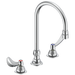 Commercial 27C1 / 27C2 27C2924 Two Handle 8 In Below Deck-Mount Faucet - Chrome