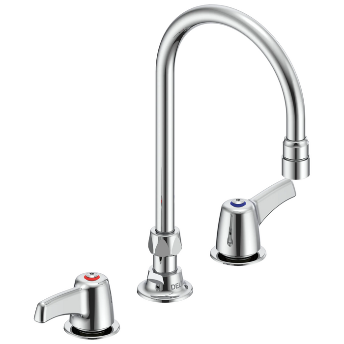 Commercial 27C1 / 27C2 27C2933 Two Handle 8 In Below Deck-Mount Faucet - Chrome