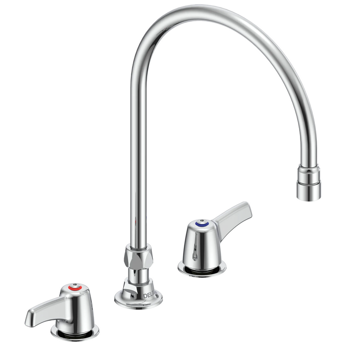 Commercial 27C1 / 27C2 27C2933 Two Handle 8 In Below Deck-Mount Faucet - Chrome