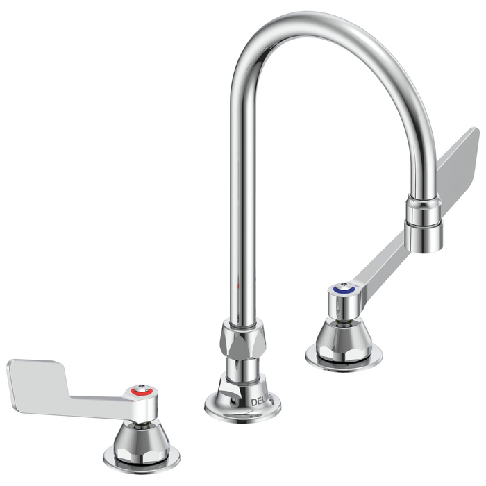 Commercial 27C1 / 27C2 27C2935 Two Handle Sink Faucet - Chrome