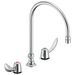 Commercial 27C1 / 27C2 27C2942 Two Handle 8 In Below Deck-Mount Faucet - Chrome