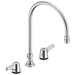 Commercial 27C1 / 27C2 27C2943 Two Handle 8 In Below Deck-Mount Faucet - Chrome