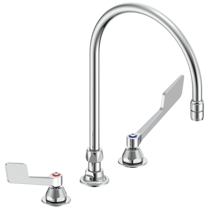 Commercial 27C1 / 27C2 27C2945 Two Handle Sink Faucet - Chrome