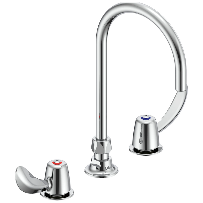 Commercial 27C1 / 27C2 27C2972 Two Handle 8 In Below Deck-Mount Faucet - Chrome