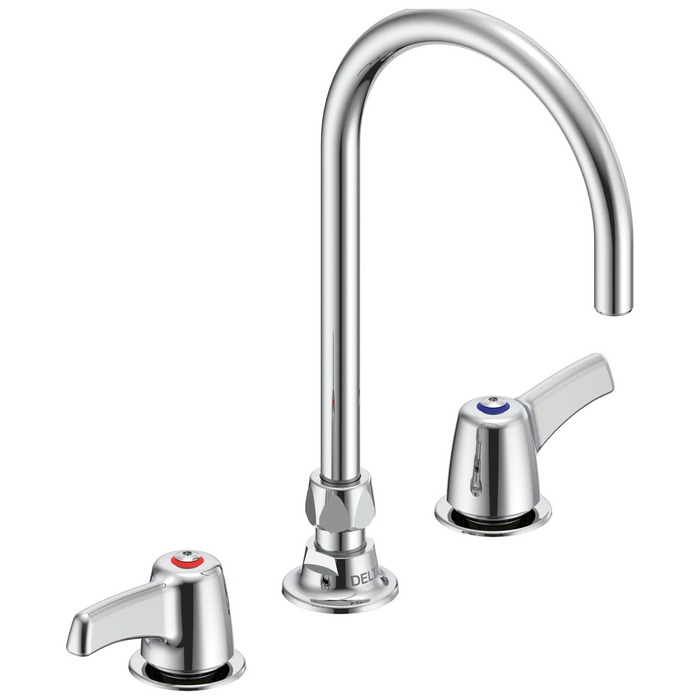 Commercial 27C1 / 27C2 27C2973 Two Handle 8 In Below Deck-Mount Faucet - Chrome