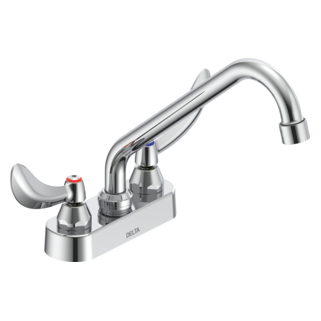 Commercial 27C4 / 27C5 / 27C6: Two Handle 4" Deck Mount Faucet