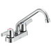 Commercial 27C4 / 27C5 / 27C6 27C4253 Two Handle 4 In Deck-Mount Faucet - Chrome