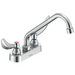 Commercial 27C4 / 27C5 / 27C6 27C4254 Two Handle 4 In Deck-Mount Faucet - Chrome