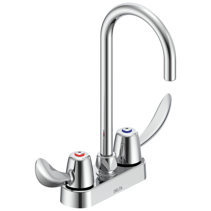Commercial 27C4 / 27C5 / 27C6 27C4872 Two Handle 4 In Deck-Mount Faucet - Chrome