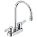 Delta Commercial 27C4 / 27C5 / 27C6: Two Handle 4" Deck Mount Faucet