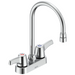 Commercial 27C4 / 27C5 / 27C6 27C4953 Two Handle 4 In Deck-Mount Faucet - Chrome