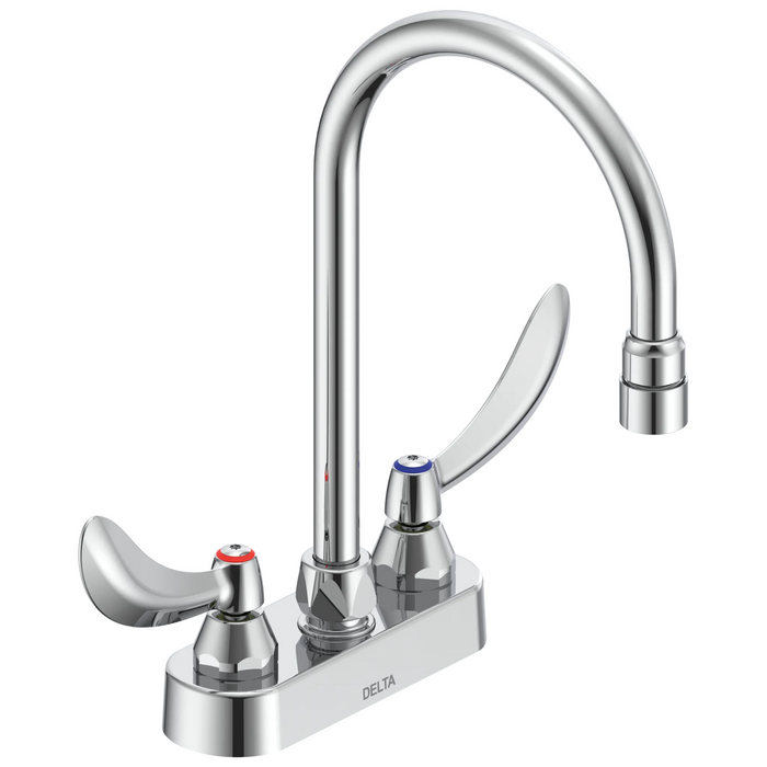 Commercial 27C4 / 27C5 / 27C6 27C4954 Two Handle 4 In Deck-Mount Faucet - Chrome