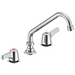 Two Handle 8 In Below Deck-Mount Faucet