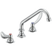 Two Handle 8 In Below Deck-Mount Faucet