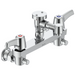 Commercial 28C2 28C2083 Two Handle 8 In Wallmount Service Sink Faucet - Chrome