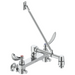 Commercial 28C2 28C2364 Two Handle 8 In Wallmount Service Sink Faucet - Chrome