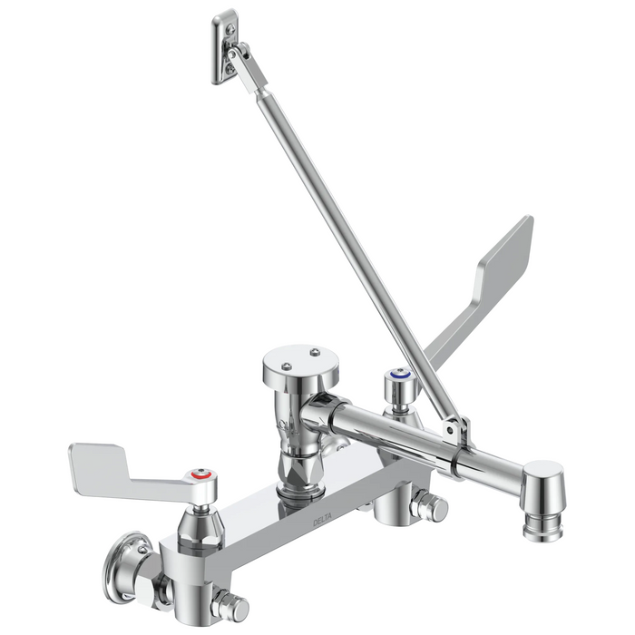 Commercial 28C2 28C2385 Wallmount Service Sink Faucet - Chrome
