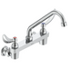 Commercial 28C3 / 28C4 / 28C6 28C4244 Two Handle 8 In Wallmount Service Sink Faucet - Chrome