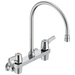 Commercial 28C3 / 28C4 / 28C6 28C4933 Two Handle 8 In Wallmount Service Sink Faucet - Chrome