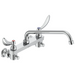 Commercial 28C3 / 28C4 / 28C6 28C6444 Two Handle 8 In Wallmount Service Sink Faucet - Chrome