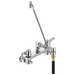 Commercial 28C8 28C8173 Two Handle 8 In Wallmount Service Sink Faucet - Chrome