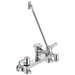 Commercial 28C8 28C8183 Two Handle 8 In Wallmount Service Sink Faucet - Chrome