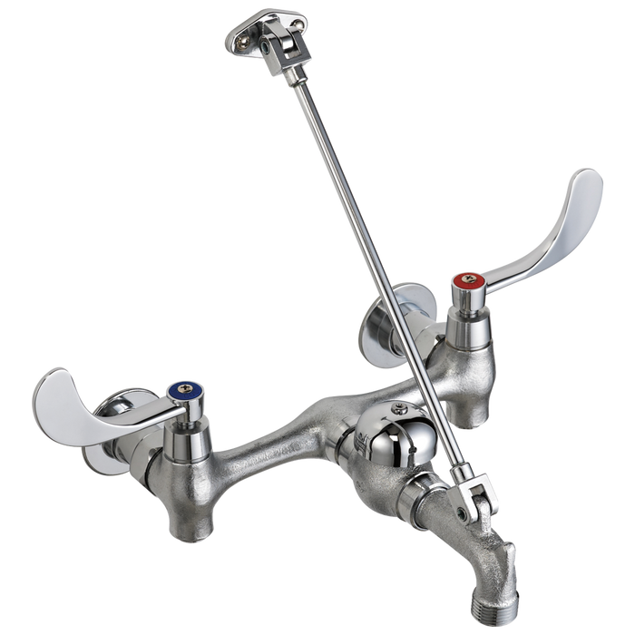 Commercial 28C / T9 28C9LH Wallmount Service Sink Faucet with Lever Handles