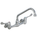 Commercial 28P4 28P4202LF Two Handle 8 In Wallmount Service Sink Faucet - Chrome