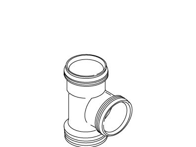 KOHLER 1 1/2-11 1/2 NP Tee